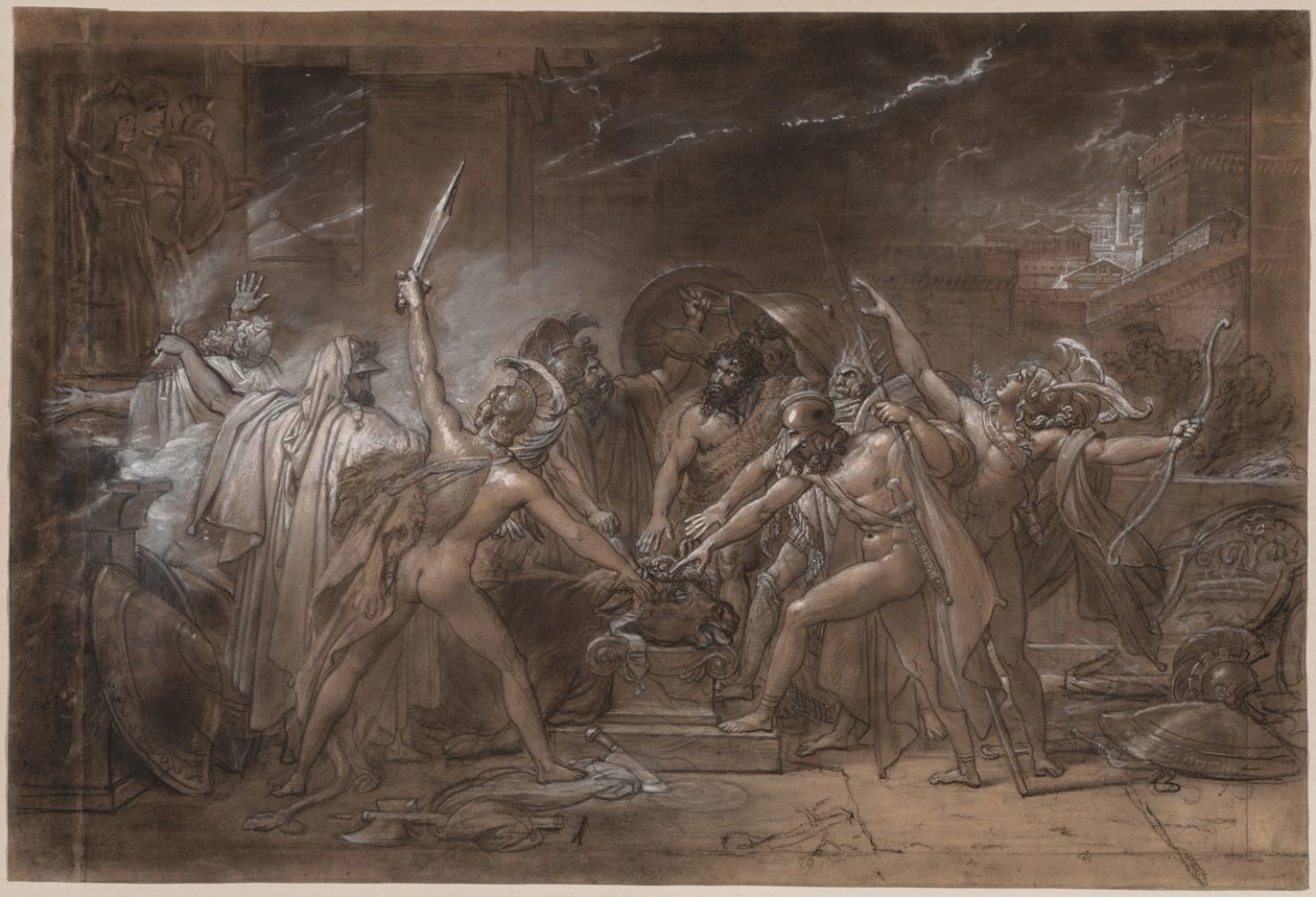 Il giuramento dei sette capi contro Tebe - Cleveland Museum of Art